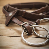 Gummitygel med Stoppar Eccelente Buckle Loop Brun Gummitygel med Stoppar Eccelente Buckle Loop Brun