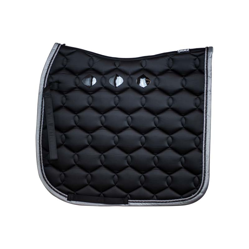 Dressyrschabrak Glossy Wave Svart