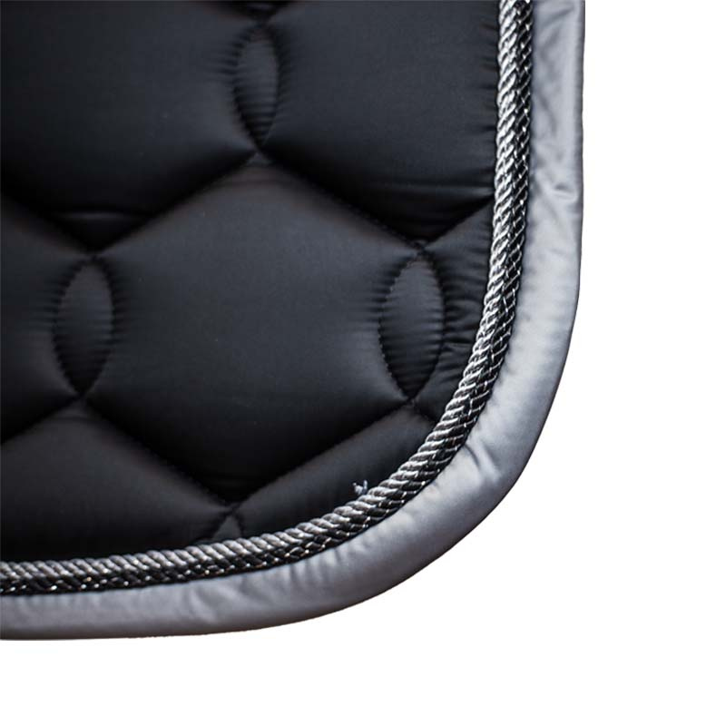 Dressyrschabrak Glossy Wave Svart