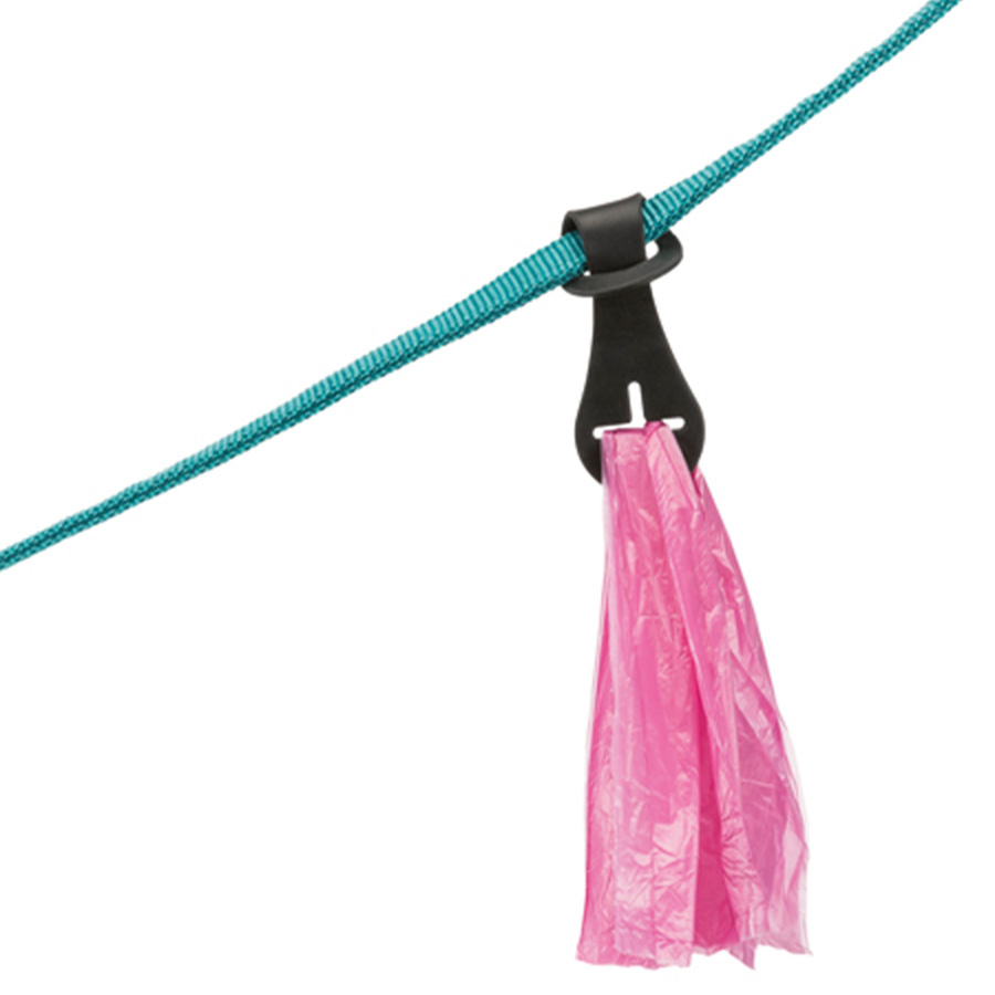 Bajspåsehållare för Koppel Svart