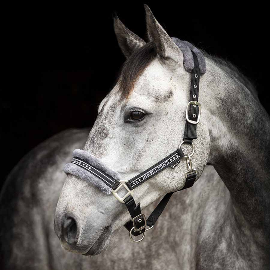 Grimma med Ludd Svart/Grå