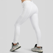Ridbyxor MoZida Refined Gun Metal Crystals Knee Grip Vit Ridbyxor MoZida Refined Gun Metal Crystals Knee Grip Vit