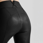 Ridbyxor MoZida Refined Crystals Full Grip Svart Ridbyxor MoZida Refined Crystals Full Grip Svart