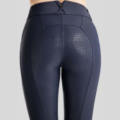Ridbyxor MoZida Refined Crystals Full Grip Marinblå Ridbyxor MoZida Refined Crystals Full Grip Marinblå