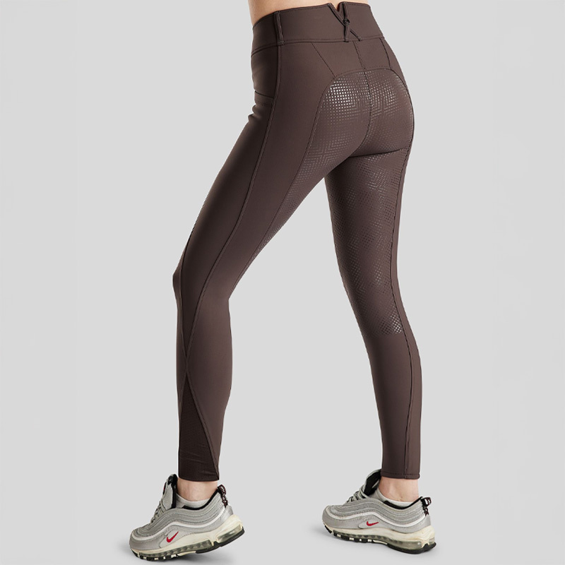 Ridbyxor MoZida Refined Crystals Full Grip Brun