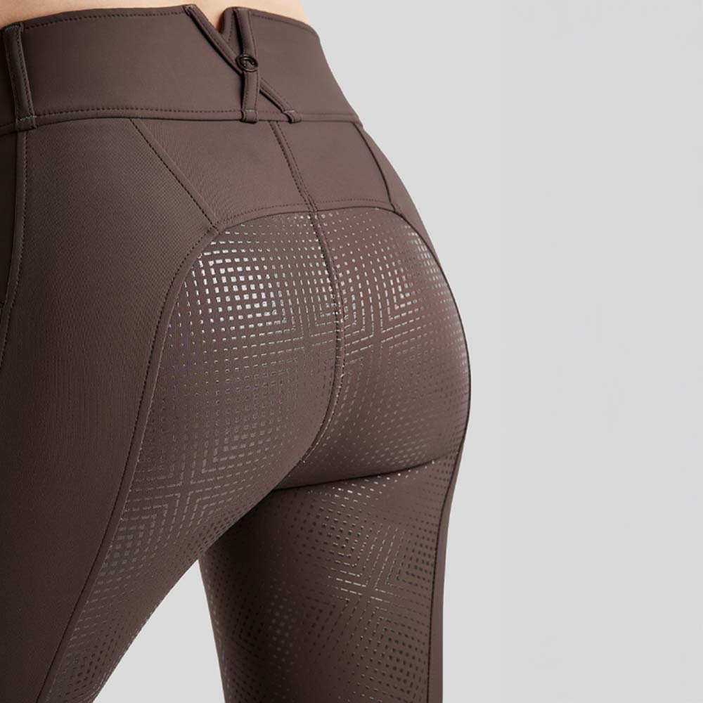Ridbyxor MoZida Refined Crystals Full Grip Brun