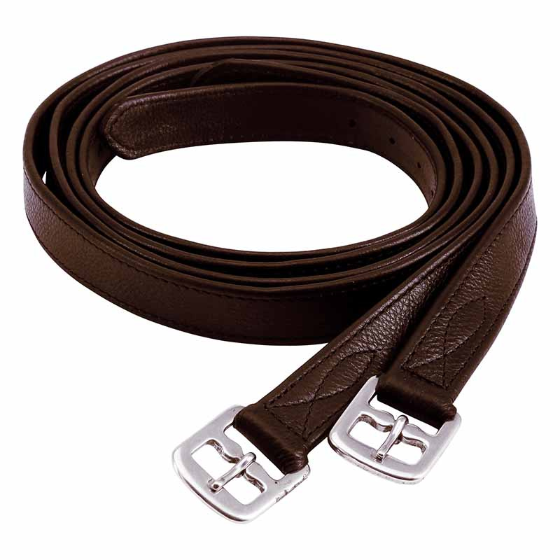 Stigläder Cheval 21mm HG Brun