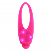 Blinklampa Basic Silikon LED Rosa