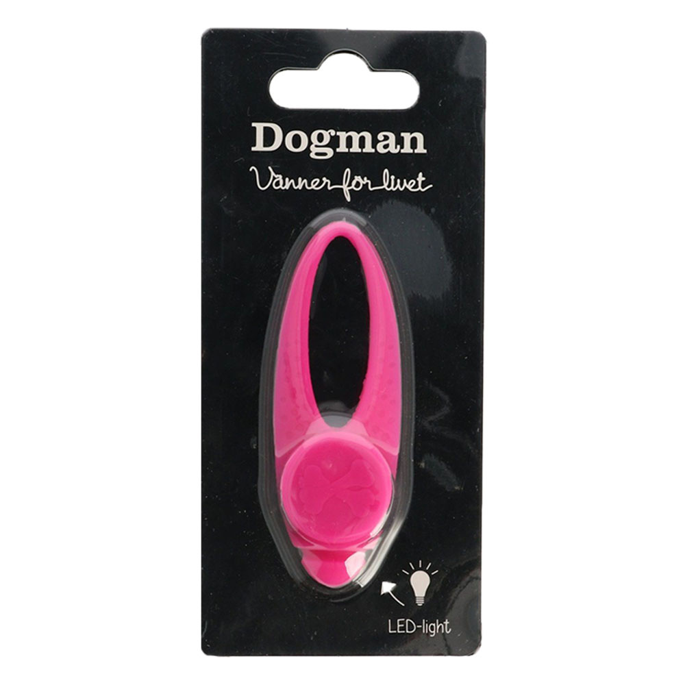 Blinklampa Basic Silikon LED Rosa