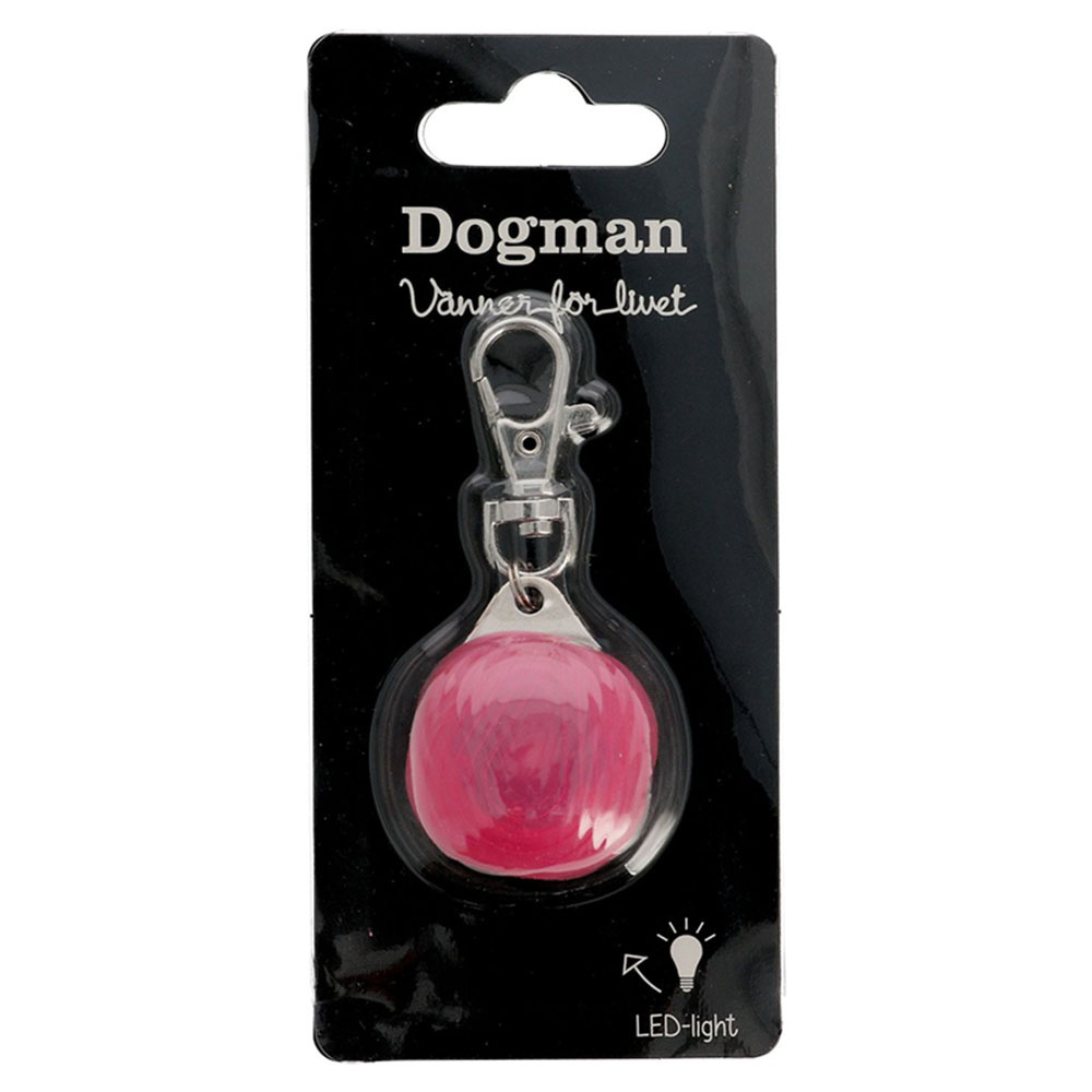 Blinklampa Burger LED Rosa