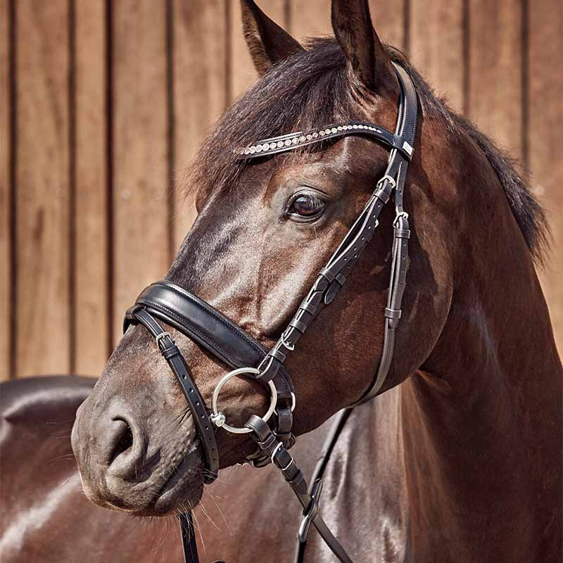 3-delat bett Curved med lösa ringar HG