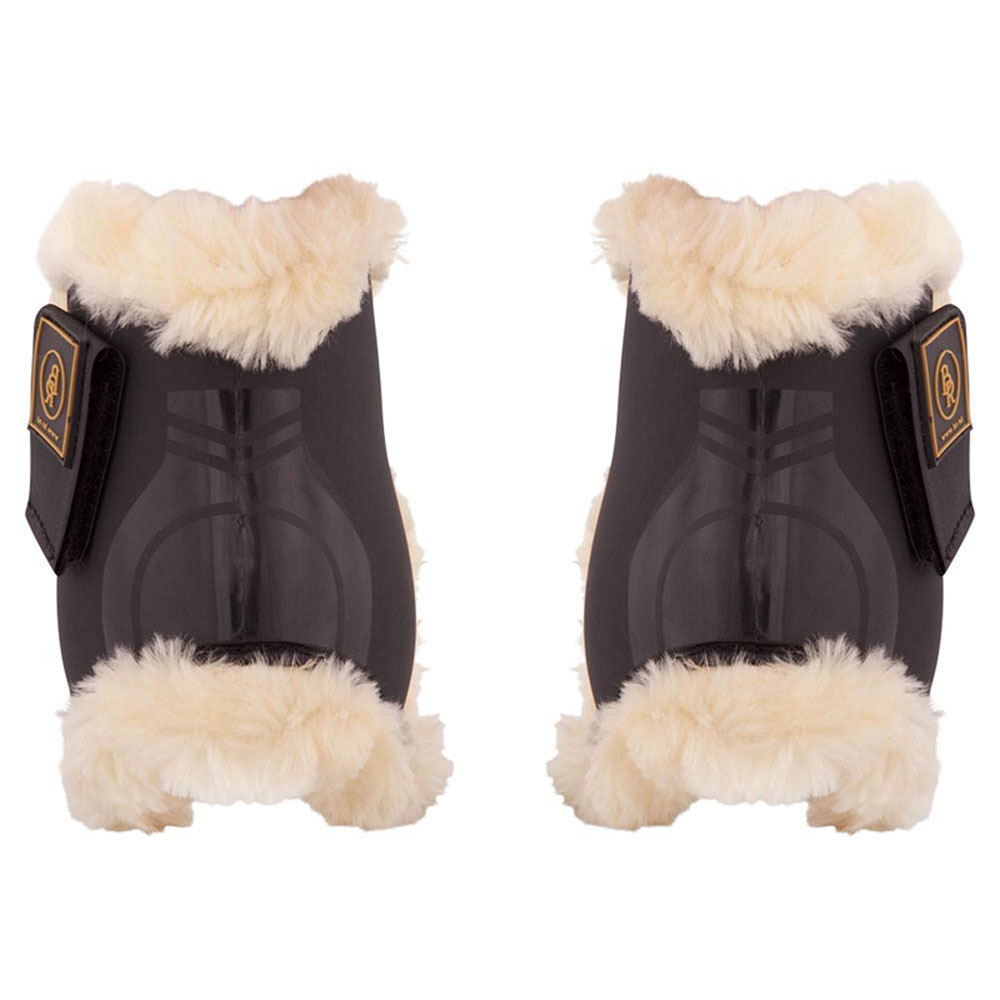 Strykkappor Snuggle Synthetic Sheepskin Svart