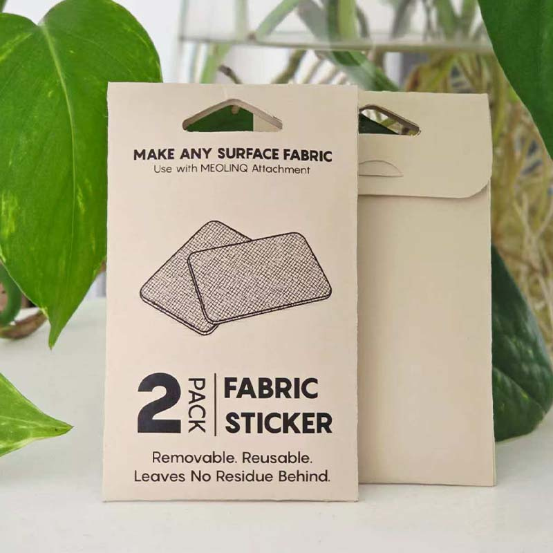 Fästlapp för Ridhjälm Fabric Sticker 2-pack Svart