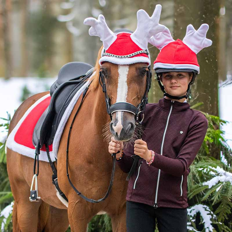 Allroundschabrak Christmas Röd/Vit