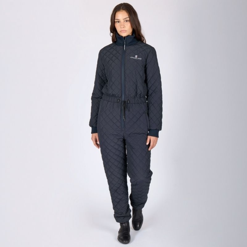 Overall Classic Quilted Onepiece Marinblå