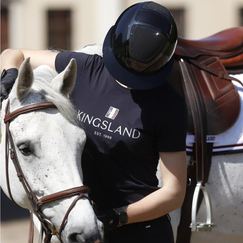 T-shirt Classic Logo Marinblå