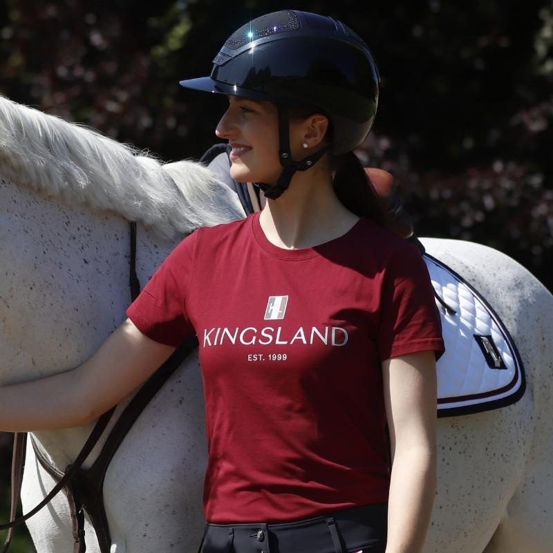 T-shirt Classic Logo Vinröd