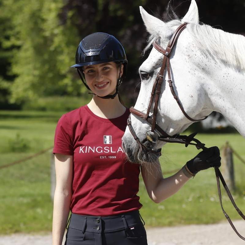 T-shirt Classic Logo Vinröd
