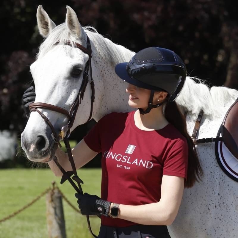 T-shirt Classic Logo Vinröd