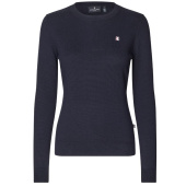 Ridtröja Classic O-Neck Pullover Marinblå Ridtröja Classic O-Neck Pullover Marinblå