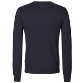 Ridtröja Classic Mens O-Neck Pullover Marinblå Ridtröja Classic Mens O-Neck Pullover Marinblå