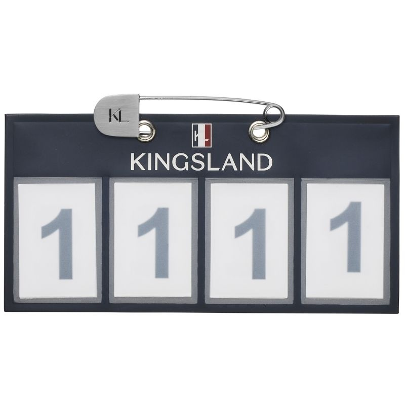Nummerlapp Classic 4-Pocket 2-pack Marinblå