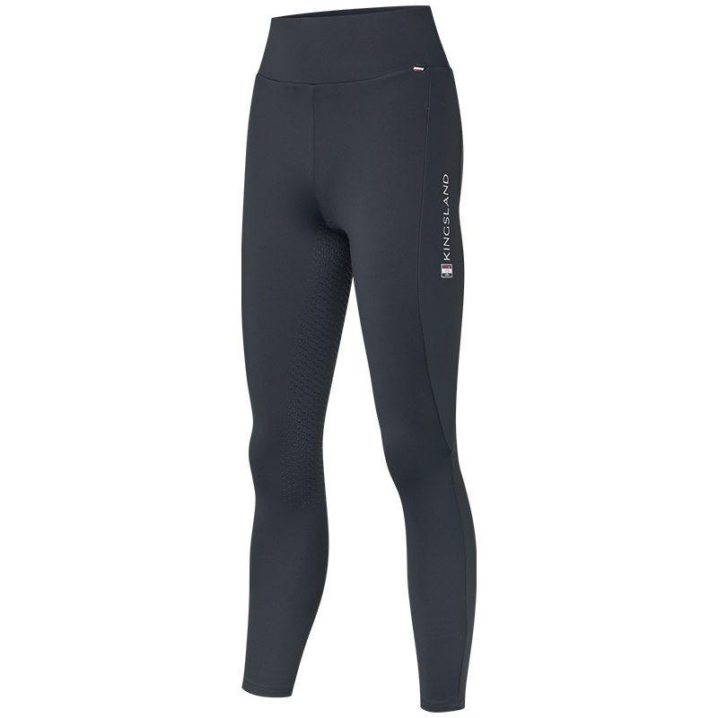 Vinterridtights Classic Brushed Full Grip Marinblå