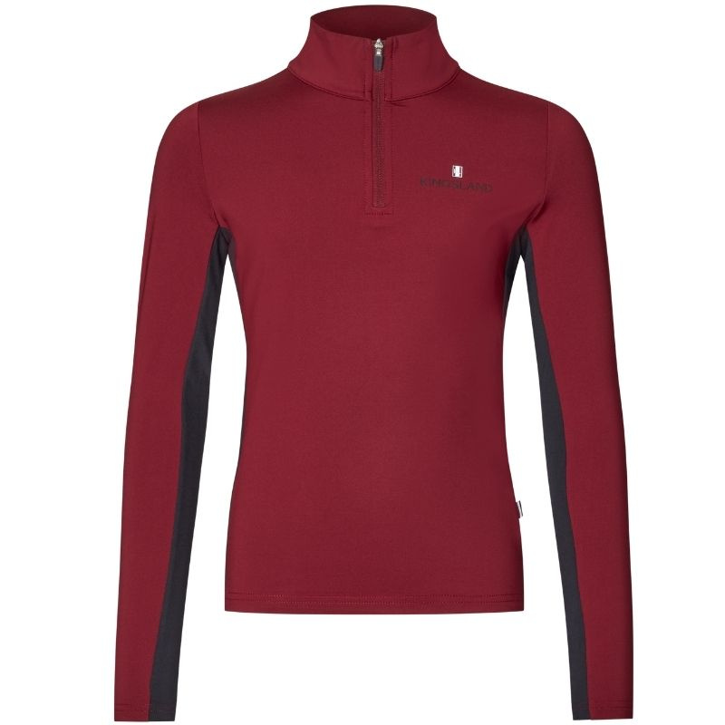 Ridtröja Barn/Junior Classic Training Shirt Vinröd