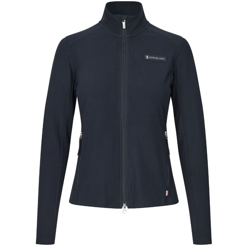 Fleecejacka Classic Polar Marinblå