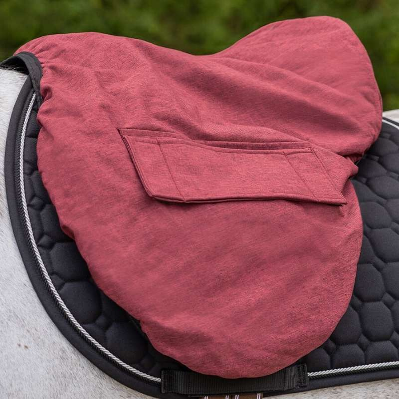 Sadelöverdrag Water Repellent Vinröd