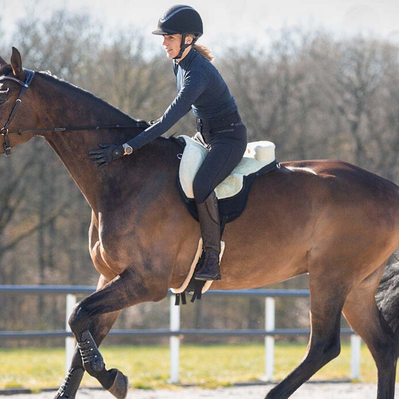 Barbackapad Super Soft Svart/Natur