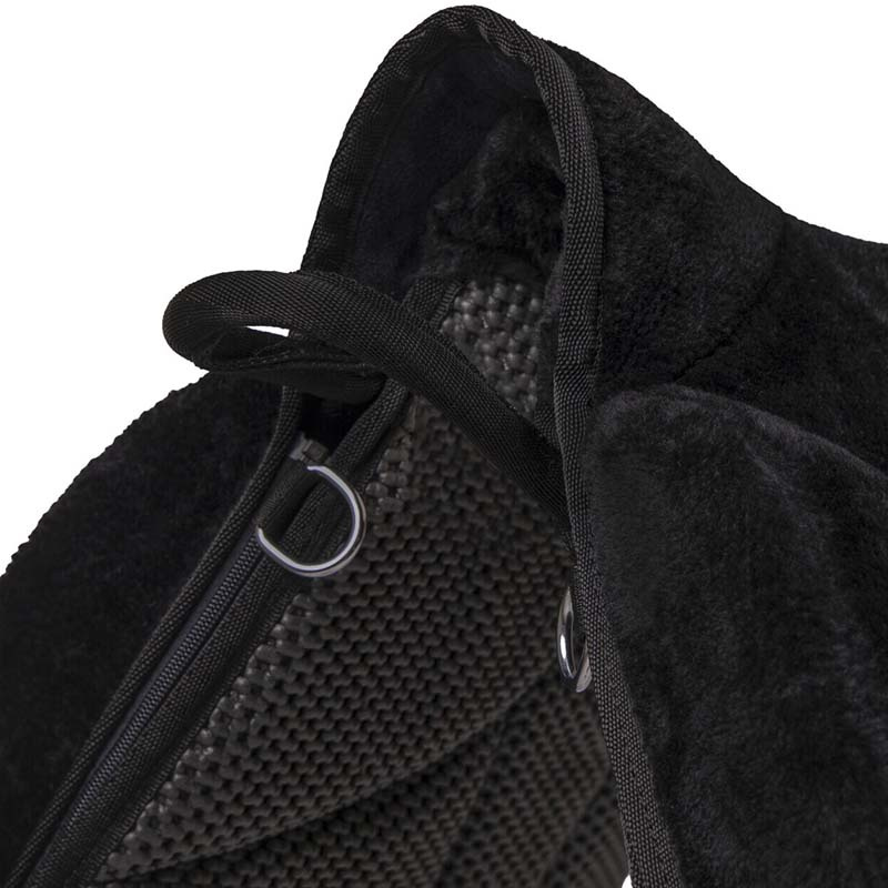 Barbackapad Super Soft Svart/Svart