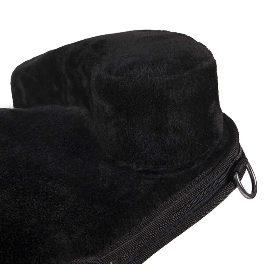 Barbackapad Super Soft Svart/Svart