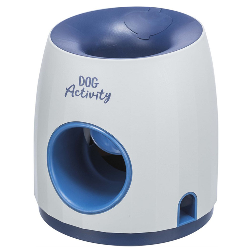 Aktiveringsleksak Dog Activity Ball & Treat Nivå 3 Blå/Vit