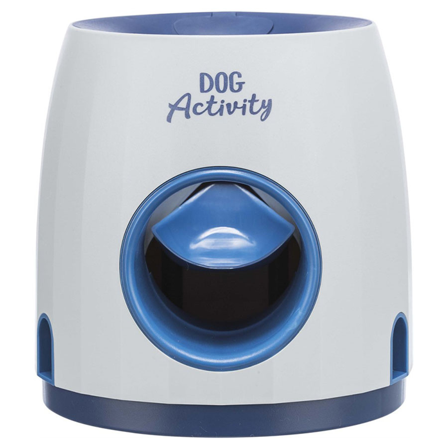 Aktiveringsleksak Dog Activity Ball & Treat Nivå 3 Blå/Vit