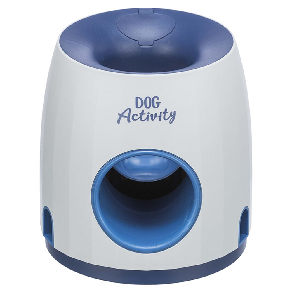 Aktiveringsleksak Dog Activity Ball & Treat Nivå 3 Blå/Vit