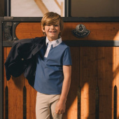 Tävlingsskjorta Barn/Junior Boy Osaka Short Sleeve Blå Tävlingsskjorta Barn/Junior Boy Osaka Short Sleeve Blå