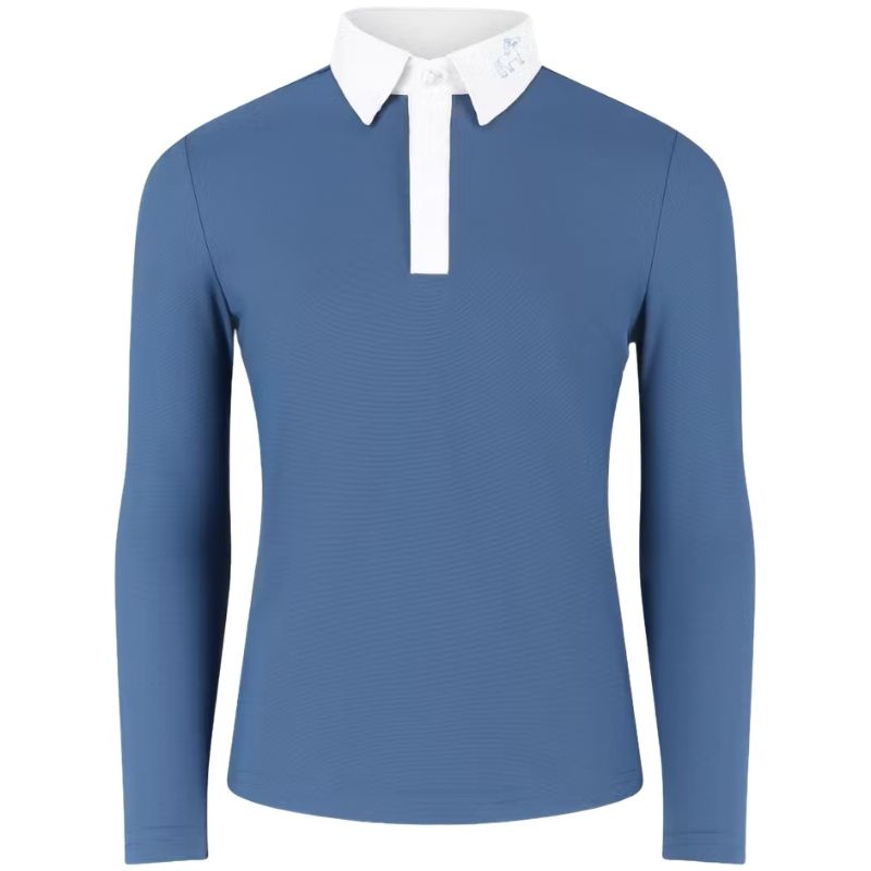 Tävlingsskjorta Barn/Junior Boy Osaka Long Sleeve Blå