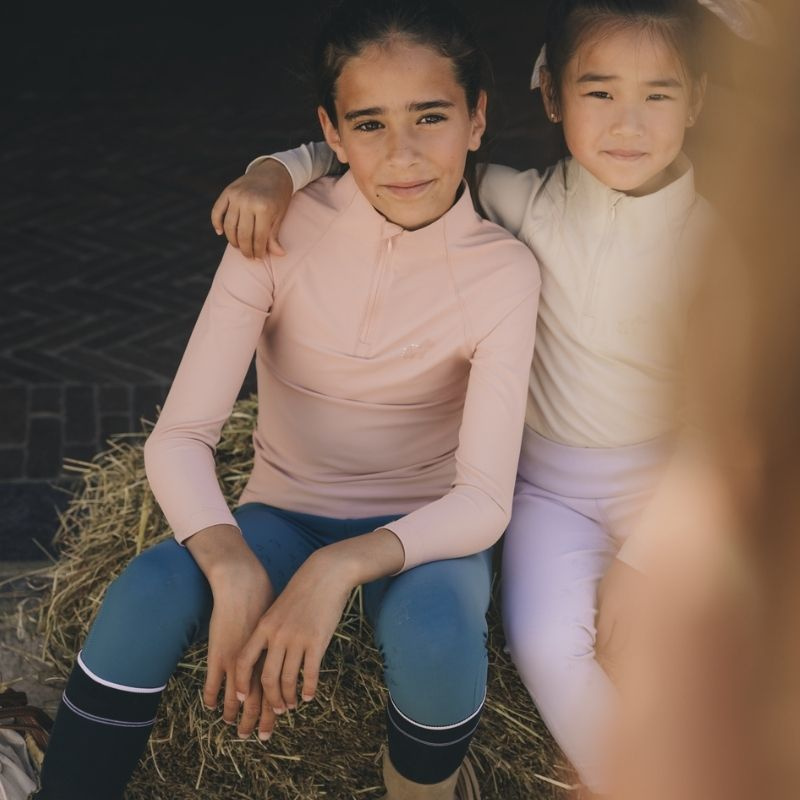 Träningstopp Barn/Junior Girl Madrid Long Sleeve Gammelrosa