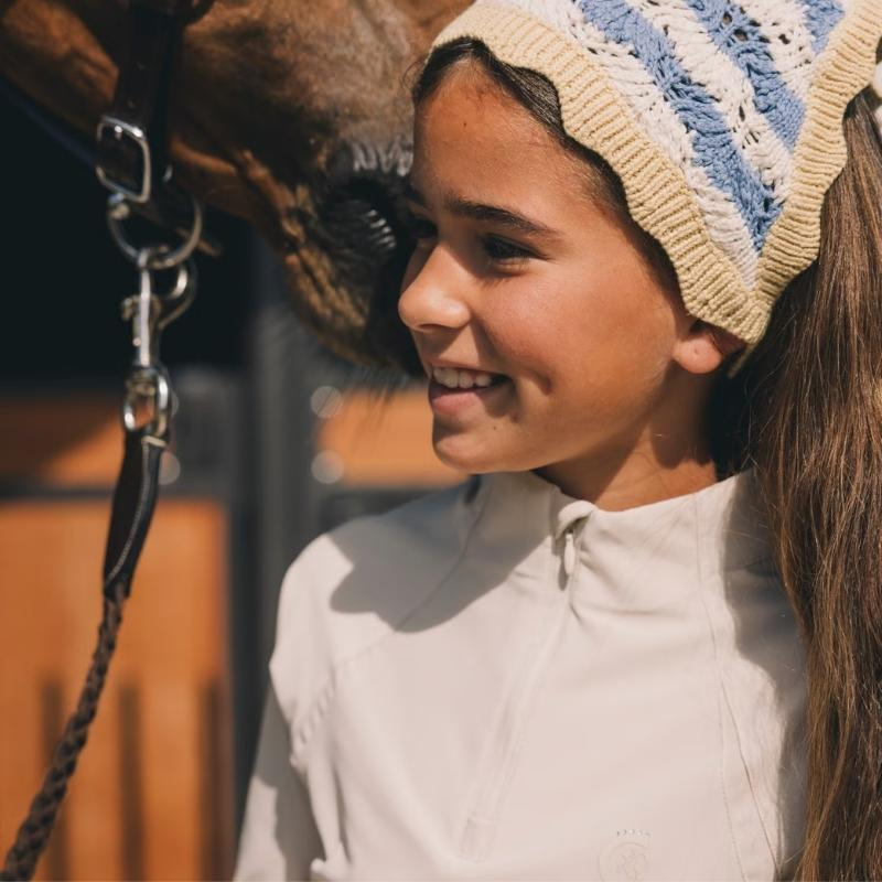 Träningstopp Barn/Junior Girl Madrid Long Sleeve Beige