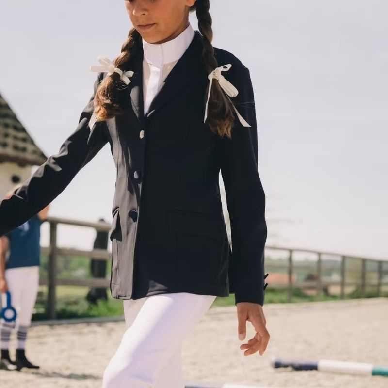 Tävlingskavaj Barn/Junior Girls Paris Marinblå