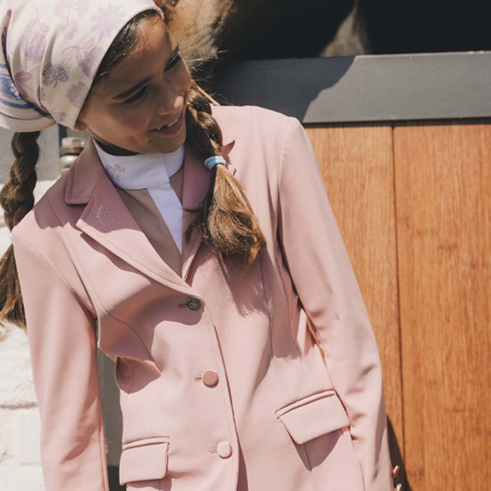 Tävlingskavaj Barn/Junior Girls Paris Rosa