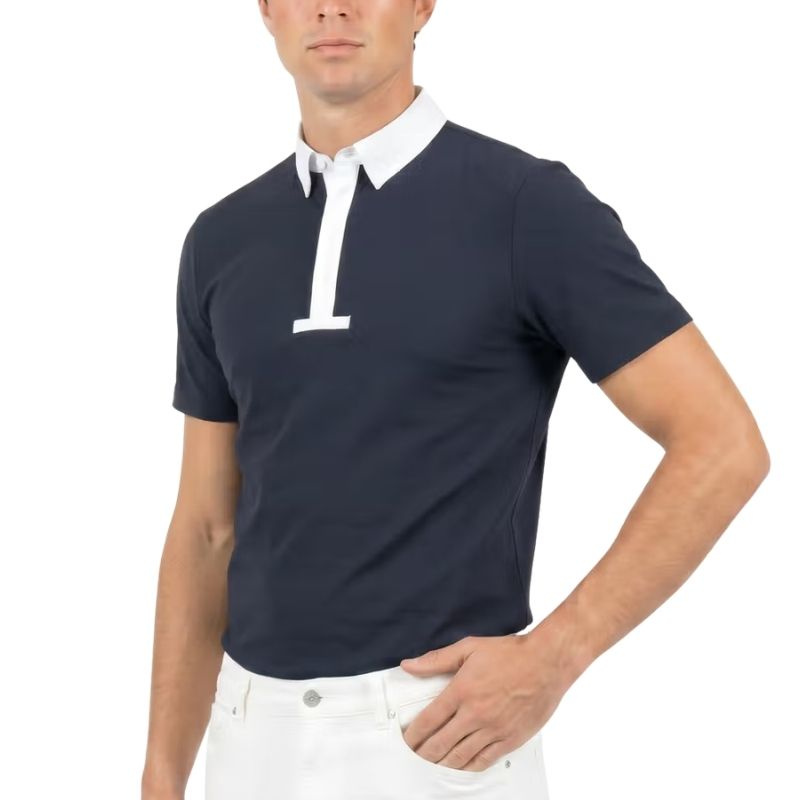 Tävlingsskjorta Herr Classic Short Sleeve Marinblå