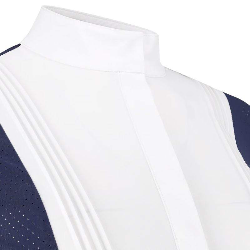 Tävlingstopp Heritage Air Short Sleeve Marinblå