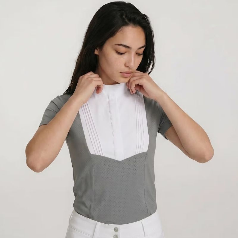 Tävlingstopp Heritage Air Short Sleeve Grå