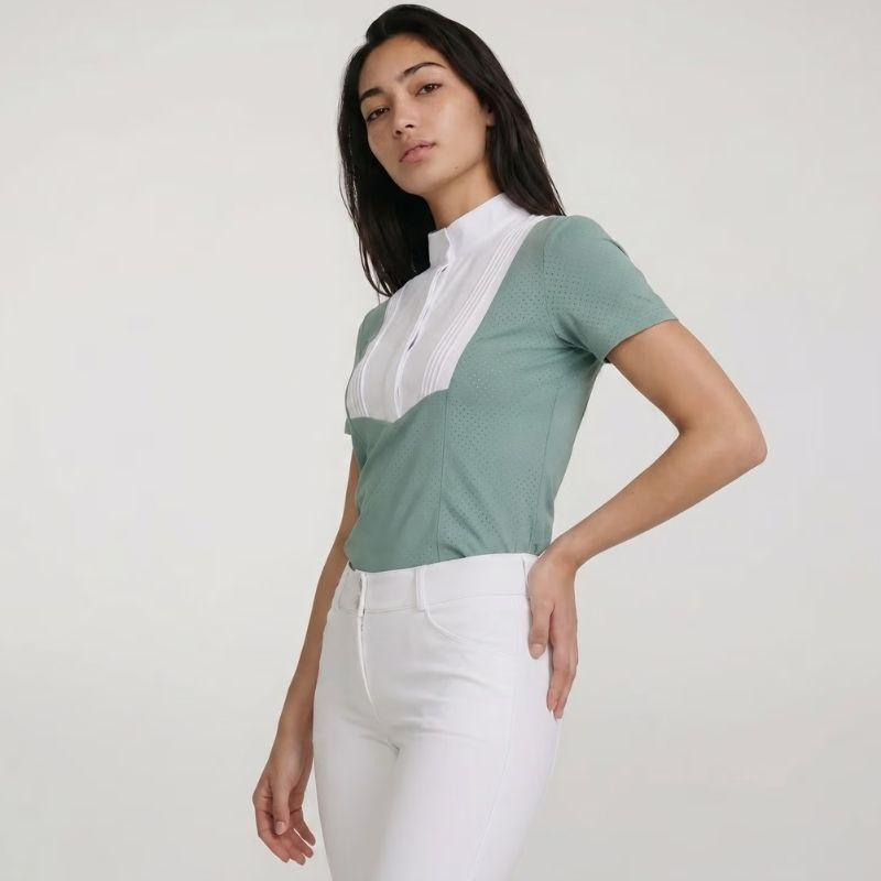 Tävlingstopp Heritage Air Short Sleeve Mintgrön