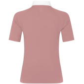 Tävlingstopp Classic Glitter Zipper Short Sleeve Gammelrosa Tävlingstopp Classic Glitter Zipper Short Sleeve Gammelrosa
