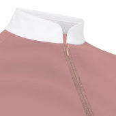 Tävlingstopp Classic Glitter Zipper Short Sleeve Gammelrosa Tävlingstopp Classic Glitter Zipper Short Sleeve Gammelrosa