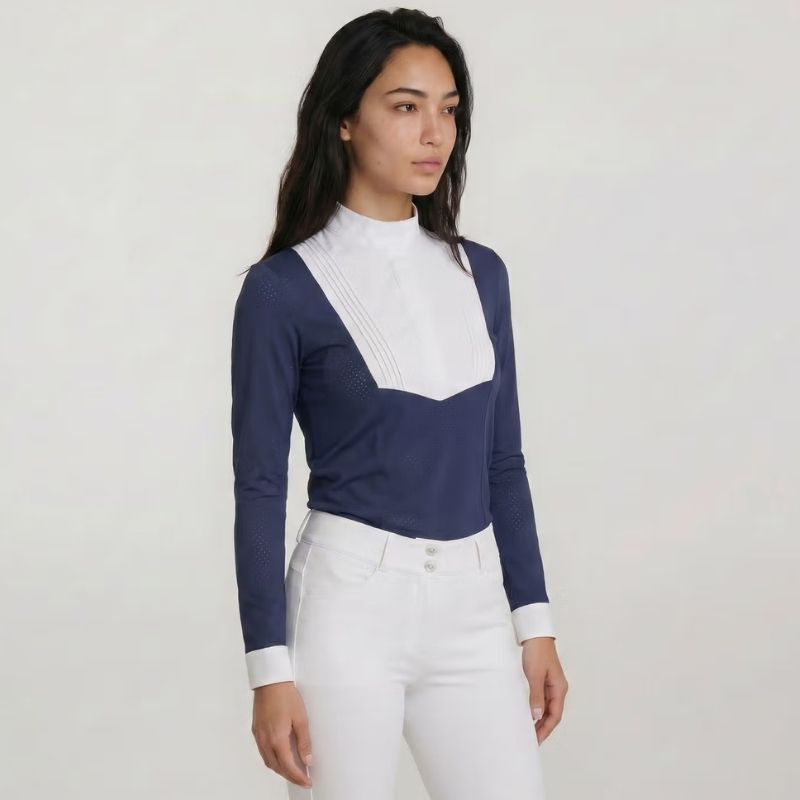 Tävlingstopp Heritage Air Long Sleeve Marinblå