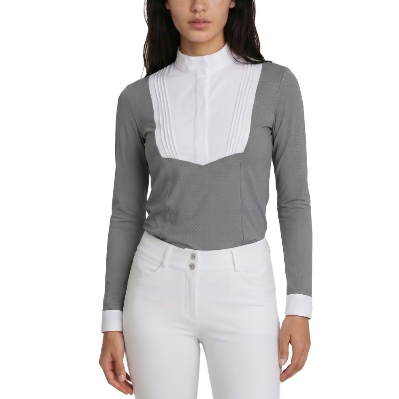 Tävlingstopp Heritage Air Long Sleeve Grå